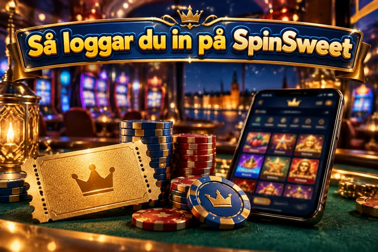 Så loggar du in på SpinSweet