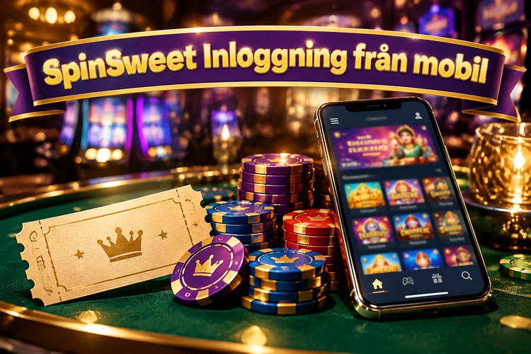 SpinSweet Inloggning från mobil